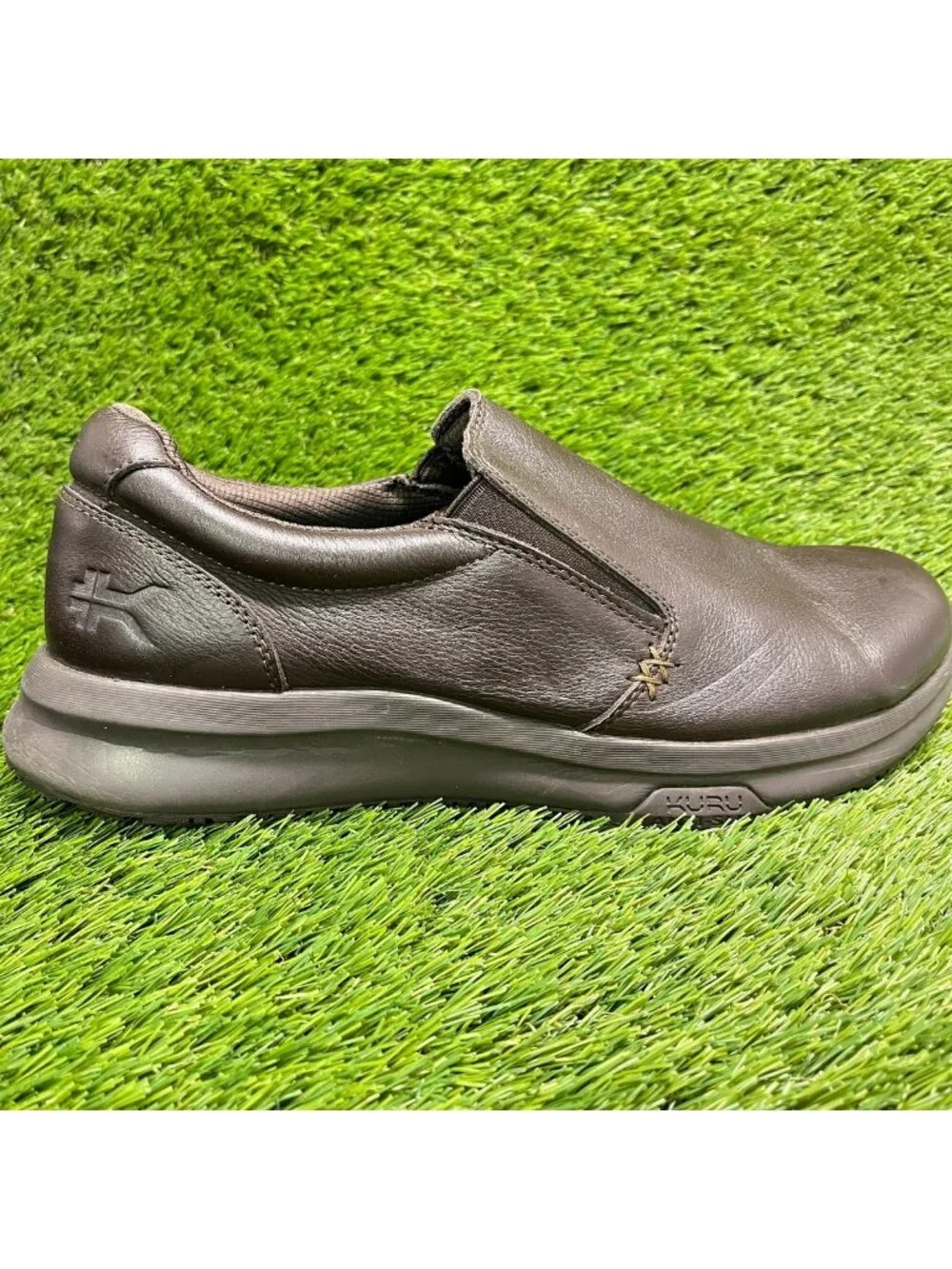 Kuru Kivi 2 Mens Size 11E Triple Brown Classic Walking Leather Slip-On Shoes